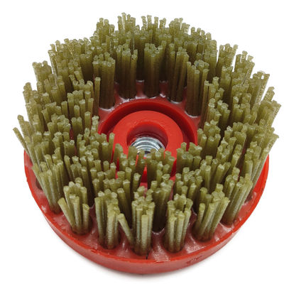 古代 の シリコン カービッド と グラニート の 丸い ブラシ Abrasive の 力 を 体験 する