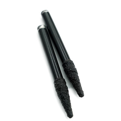 バキュムブレージドダイヤモンド 6mm 8mm フリースカット 彫刻 V ビット 平面 マルマー彫刻