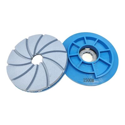 125mm ダイヤモンド樹脂 ポリッシュ ホイール グラニット ポリッシュ ディスク スナック ボタン パッド