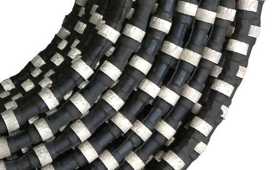 11.5mm ゴムスプリング ダイヤモンドワイヤーソー 採掘 鉱山 マルブル 切断 ダイヤモンド 数珠 ロープ