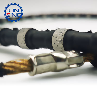 D8.5-11.5mm コンクリート・グランイト・マーブル・砂石・石珠用のダイヤモンド・ワイヤー・ソーロープ/M 40