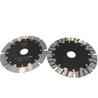 直径 115mm ターボセグメンテッド歯切断器 ディスク マルブル・グランイト・ブリック アスファルト・カーブ