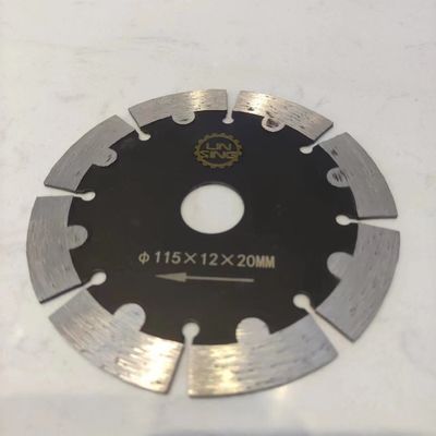 直径 115mm ターボセグメンテッド歯切断器 ディスク マルブル・グランイト・ブリック アスファルト・カーブ
