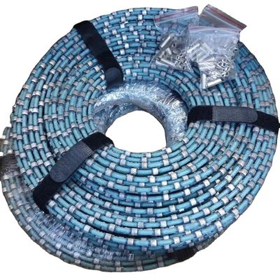 8.3mmのビーズプラスチックダイヤモンドワイヤーソーを切る グランイトブロックの四角化とプロファイリング