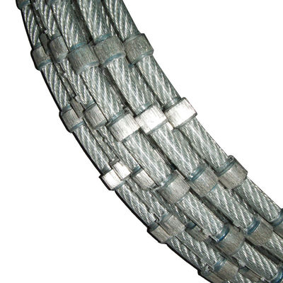 11.0mm ダイヤモンドロープ シンタリング ダイヤモンドスクエアリング 石ブロックのトリミング 石切削ツール