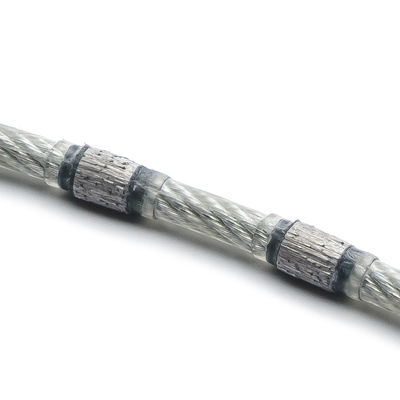 11.0mm ダイヤモンドロープ シンタリング ダイヤモンドスクエアリング 石ブロックのトリミング 石切削ツール