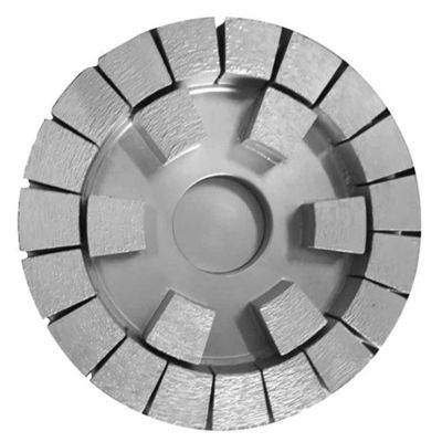 金属粉末 ダイヤモンド衛星ホイール グラニートスラブを磨く 130mm カスタマイズ