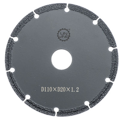 D110*D20*1.2 精密な石コンクリートの切削のために溶接されたダイヤモンド切断ディスク