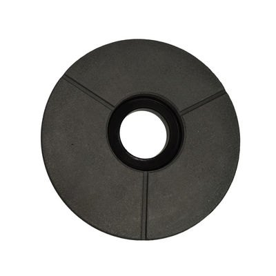 円形200mm グラニットの高効率の磨きのために黒いパフリング磨きディスク
