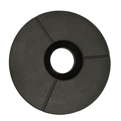 円形200mm グラニットの高効率の磨きのために黒いパフリング磨きディスク
