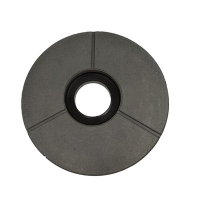 円形200mm グラニットの高効率の磨きのために黒いパフリング磨きディスク
