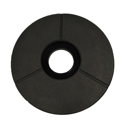 円形200mm グラニットの高効率の磨きのために黒いパフリング磨きディスク