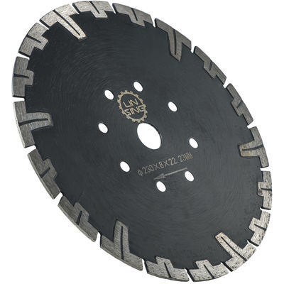 ホットプレス D230mm Tタイプ 防護歯付きの石の乾燥切削のためのダイヤモンドツール