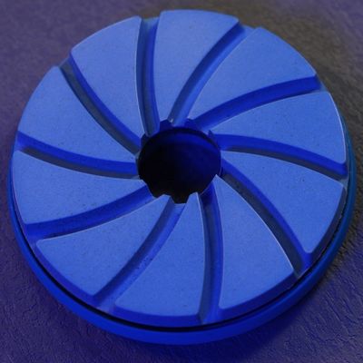 グランイトの磨きディスクのためのカスタマイズされた125mmスナイルロック樹脂磨きパッド