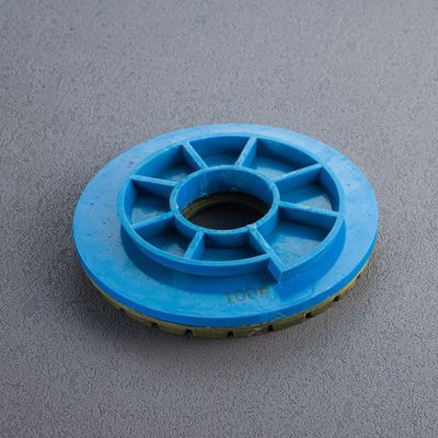 グランイトの磨きディスクのためのカスタマイズされた125mmスナイルロック樹脂磨きパッド
