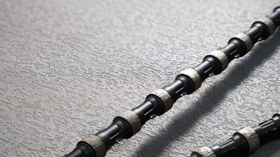 D11.5MM D12MM 石の採石場における混凝土と鋼の切削のためのダイヤモンドワイヤーソーロープ