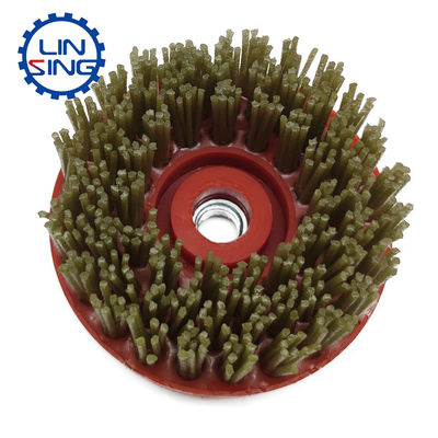 古代 の シリコン カービッド と グラニート の 丸い ブラシ Abrasive の 力 を 体験 する