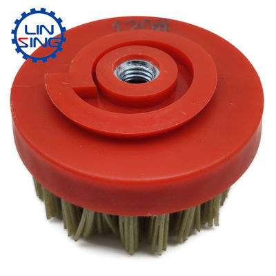 古代 の シリコン カービッド と グラニート の 丸い ブラシ Abrasive の 力 を 体験 する