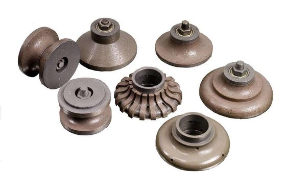 20-40mm 厚さ シンタリング ダイヤモンド ストーン ラウター ビット グラナイト マルマー 磨きパッドの磨きエッジ