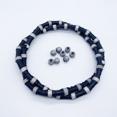 パーソナライズされたサポート ダイヤモンドワイヤーソー 11.5mm 石灰石鉱山の採掘のためのシンタリングビーズロープ