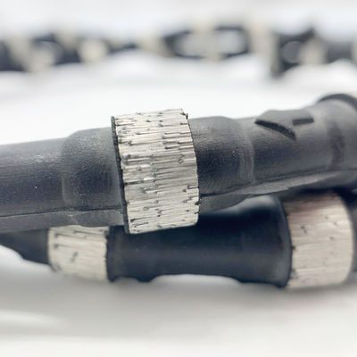パーソナライズされたサポート ダイヤモンドワイヤーソー 11.5mm 石灰石鉱山の採掘のためのシンタリングビーズロープ