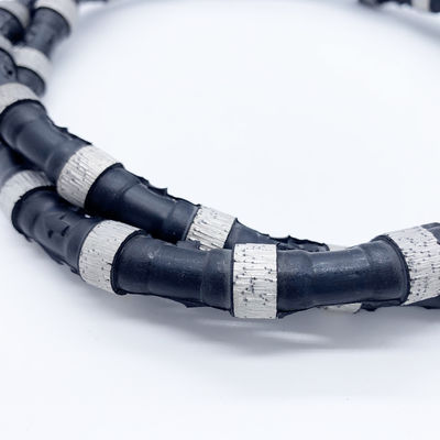パーソナライズされたサポート ダイヤモンドワイヤーソー 11.5mm 石灰石鉱山の採掘のためのシンタリングビーズロープ