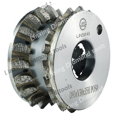 45-120mm 真空溶接ダイヤモンドルータービット 石のエッジ フルブルノース