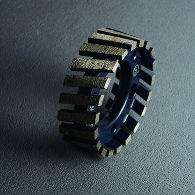 柔軟で耐久性のあるダイヤモンドセグメント式CNCターボスタッピングホイール 86mmホイール
