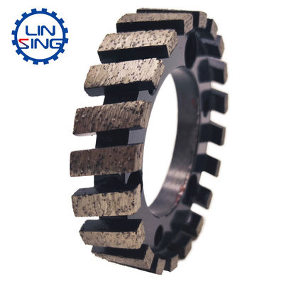 D50/86/100mm 石表面の磨きと磨き部分 鉄コアCNCスタッピングホイール