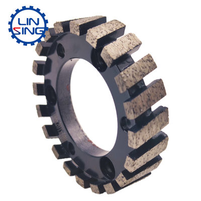 D50/86/100mm 石表面の磨きと磨き部分 鉄コアCNCスタッピングホイール