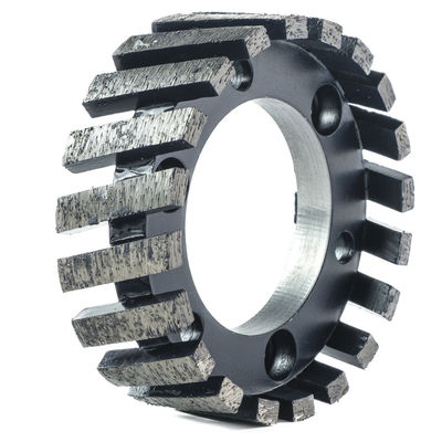 柔軟で滑らかな磨き石 フレッシングD37*90L*1/2"Gシェンクを持つCNCスタッピングホイール