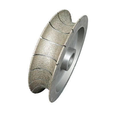 64-134mm 長寿命 石ブロックプロファイリング ツール CNC 真空 グラス ダイヤモンド 磨き車 プロファイリング