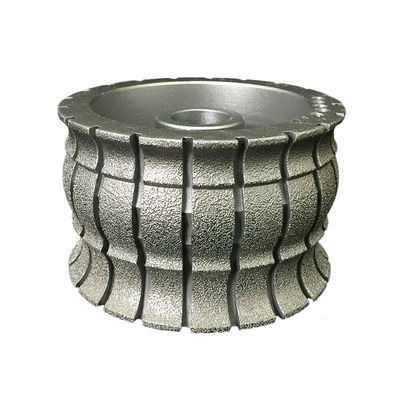 64-134mm 長寿命 石ブロックプロファイリング ツール CNC 真空 グラス ダイヤモンド 磨き車 プロファイリング