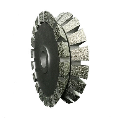 64-134mm 長寿命 石ブロックプロファイリング ツール CNC 真空 グラス ダイヤモンド 磨き車 プロファイリング
