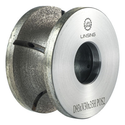 150MM グランイト/大理石樹脂結合のための磨きダイヤモンド磨きブロックプロファイリングホイール