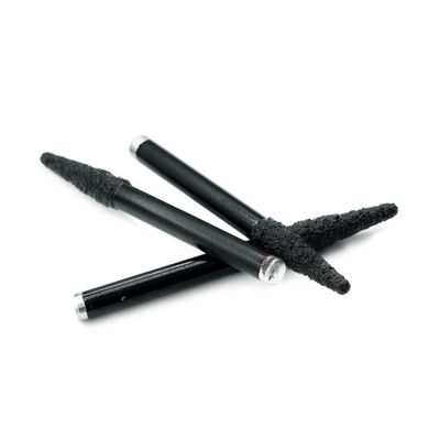 バキュムブレージドダイヤモンド 6mm 8mm フリースカット 彫刻 V ビット 平面 マルマー彫刻