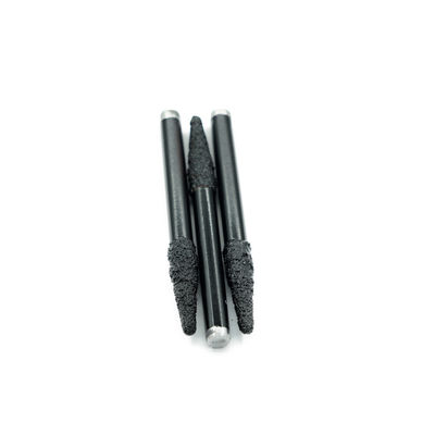 バキュムブレージドダイヤモンド 6mm 8mm フリースカット 彫刻 V ビット 平面 マルマー彫刻