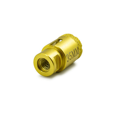 真空溶接ダイヤモンドドリルビットセグメント マルブル直径19-125mm 性能