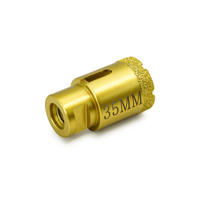 真空溶接ダイヤモンドドリルビットセグメント マルブル直径19-125mm 性能