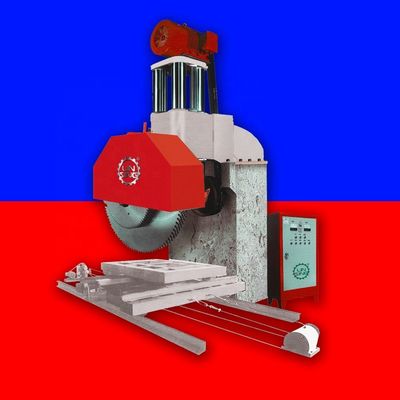 赤い花岩ブロックのプロファイリングのための単腕多刃石切断機