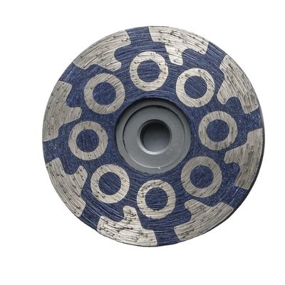 グランイトダイヤモンド粉末樹脂で満たされたカップホイール 丸いT形セグメントホイール 100mm 125mm