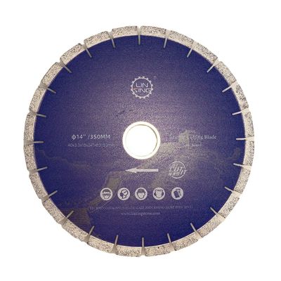 グラニット石切断ディスク 14' レーザーブリッジブレードと非滑り刃 機械ツール