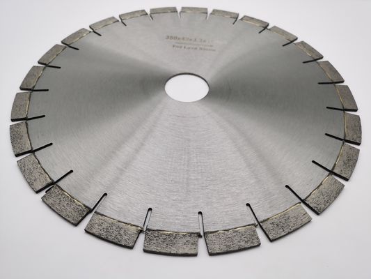 良い耐磨性 350mm U ダイヤモンドソー刃 石灰岩を切る 冷凍プレス プロセスタイプ
