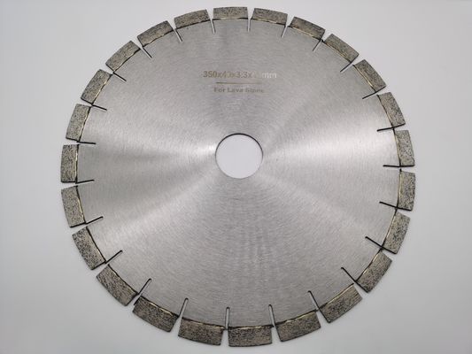 良い耐磨性 350mm U ダイヤモンドソー刃 石灰岩を切る 冷凍プレス プロセスタイプ